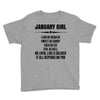 Super January Girl Youth Tee