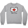 mickey et l'amour en Crewneck Sweatshirt