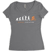 strava evolution Women's Triblend Scoop T-shirt
