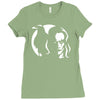 the crow die krahe horror Ladies Fitted T-Shirt