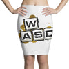 gamer wasd Pencil Skirts