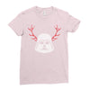 darth vader reindeer Ladies Fitted T-Shirt