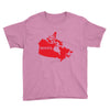 Canada Continent Roots Youth Tee