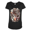 nightmare de los muertos Maternity Scoop Neck T-shirt