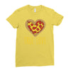 true love heart Ladies Fitted T-Shirt