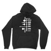 spaceship timeline funny  sci fi star retro wars trek joke cool Unisex Hoodie