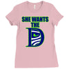 she wants the d seattle Ladies Fitted T-Shirt