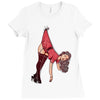 pin up girl Ladies Fitted T-Shirt
