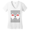 ugly santa noel Women's V-Neck T-Shirt