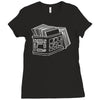 crate of records Ladies Fitted T-Shirt