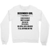 Super December Girl Crewneck Sweatshirt