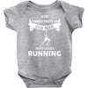 who loves running Baby Bodysuit