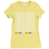 love is love is love Ladies Fitted T-Shirt