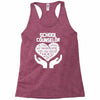 school counselor Racerback Tank
