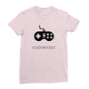 custom texti Ladies Fitted T-Shirt