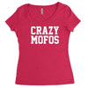 crazy mofos Women's Triblend Scoop T-shirt