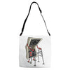old gamer Adjustable Strap Totes
