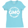 gmo test subject v2 anti gmo soy fruit vegetables Ladies Fitted T-Shirt