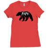 papa Ladies Fitted T-Shirt
