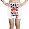 Keep Calm And Kill Zombies Mini Skirts