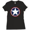 star us america  independence Ladies Fitted T-Shirt