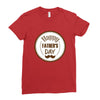 HAPPY FATHER DAY Ladies Fitted T-Shirt
