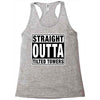 straight outta tilted towers Racerback Tank
