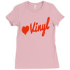 love vinyl Ladies Fitted T-Shirt