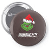 humbug grinch christmas Pin-back button