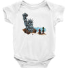 the planet of the kong Baby Onesie