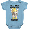 snoring gentleman Baby Bodysuit