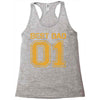1 best dad Racerback Tank