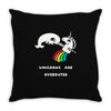 unicorns are overrated Throw Pillow