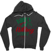 Daddy Hiking Buddy Mountains Zipper Hoodie