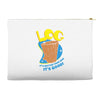 log it's better than bad it's good Accessory Pouches