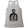 i am the one who knocks Racerback Tank