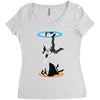 infinite loop Women's Triblend Scoop T-shirt