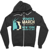 Women's March New York Zipper Hoodie