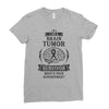 I am a Brain Tumor Survivor - What's Your Superpower? Ladies Fitted T-Shirt