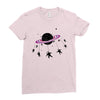 Saturn Swing Ladies Fitted T-Shirt