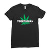 vegetarian Ladies Fitted T-Shirt