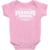 farmer's daughter funny Baby Onesie
