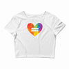 Lgbt Heart Crop Top