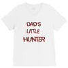 dad's litle hunter V-Neck Tee