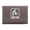 game over daddy funny Accessory Pouches