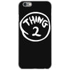 thing 1 and thing 2 red dr suess cat in a hat fancy fun iPhone 6/6s Case