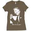 bruce forsyth  nice to see you   brucey tee Ladies Fitted T-Shirt