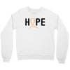 Hope Uterine Cancer Awareness Crewneck Sweatshirt
