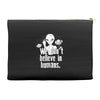 aliens we dont believe in humans Accessory Pouches