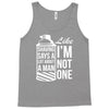 shaving says a lot about a man like Tank Top